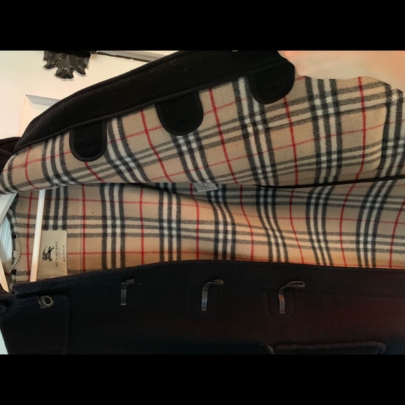 Burberry duffel navy coat size small - Picture 7 of 8